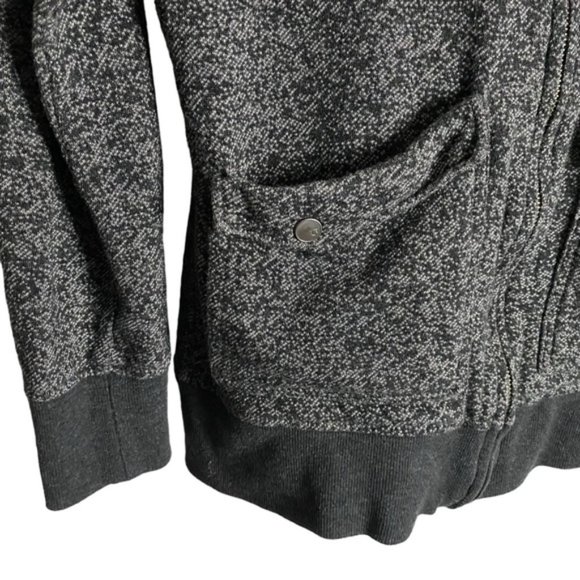 Burton Women's Gray Full Zip Knit Hoodie Jacket - Picture 4 of 8